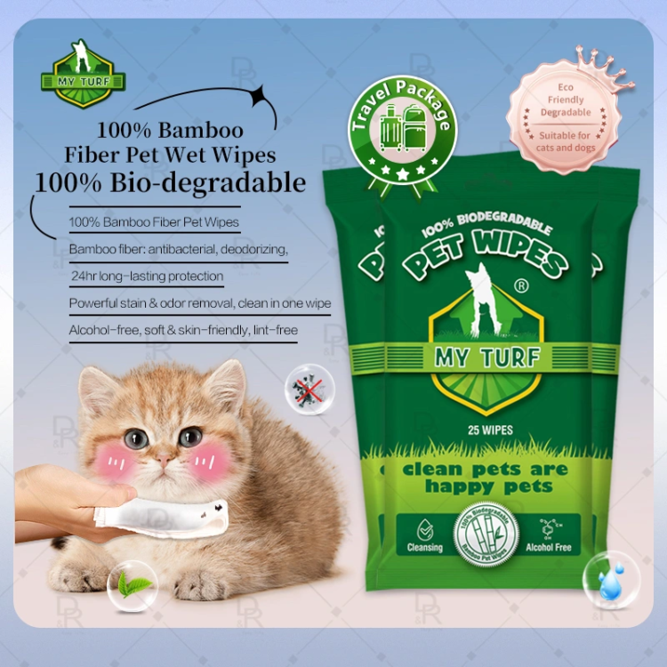 Bamboo Fiber Pet Wipes