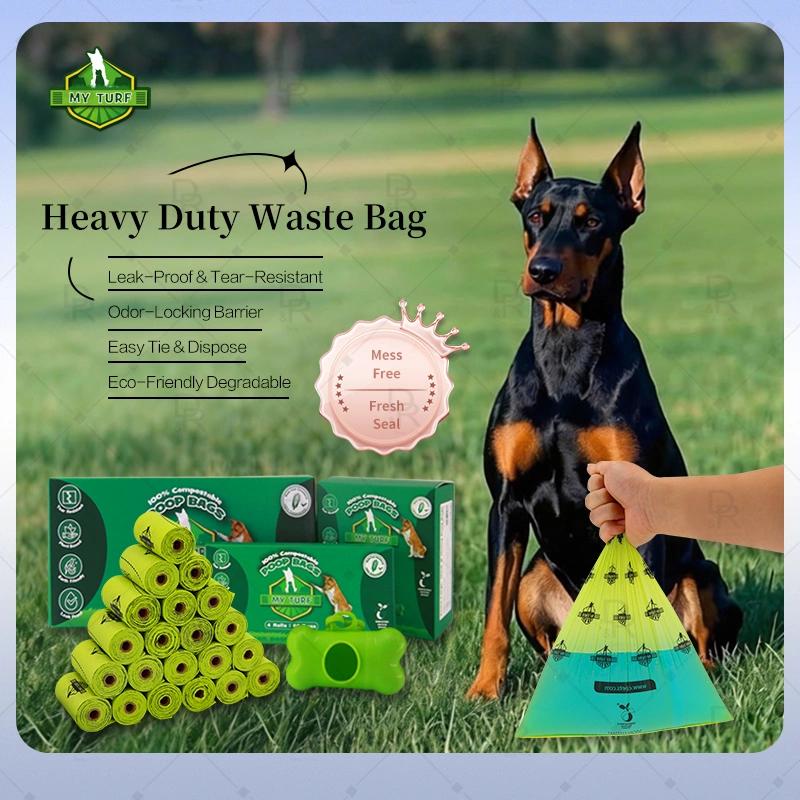 Durable dog poop bags for pet waste disposal