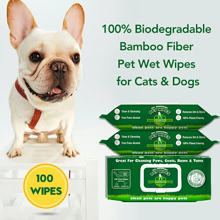 Bamboo Fiber Pet Wipes