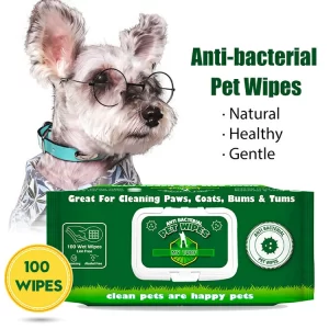 Wholesale Antibacterial Pet Wet Wipes