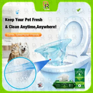 Flushable Pet Cleaning Wipes