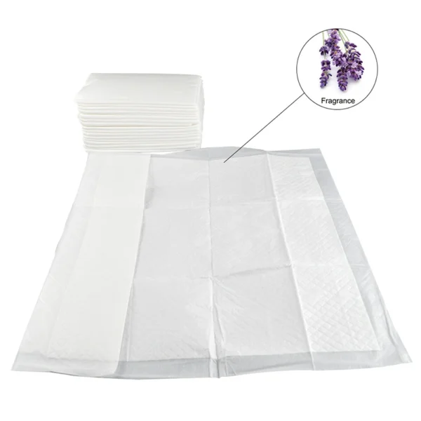 Multi-layer scented dog training pad with quick-dry top sheet