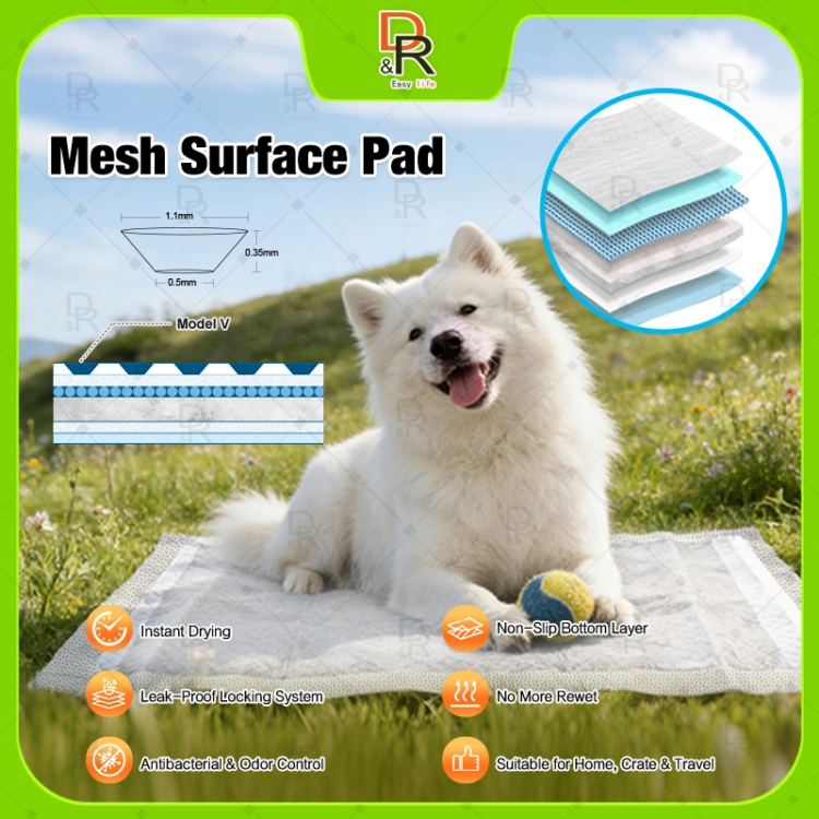 Perforated Film Disposable Pet Training Pee Pads